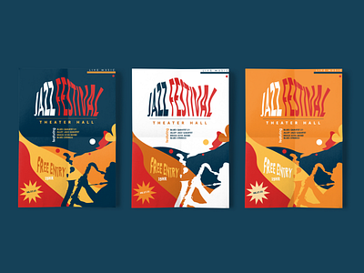 A few different color renditions for the poster design.