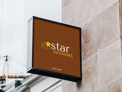 Storefront Sign for Star Interiors in Soho branding branding and identity brandingconcept brandingdesign brandingdesigner logodesign logodesigner signage design storefront