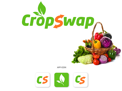 fresh food delivery app logo design