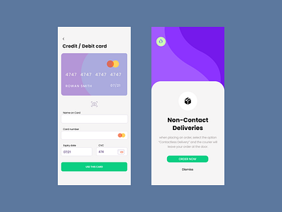 App- Payment & Splash Screen adobexd appdesign appuiux buttons cards ui figma icons logos