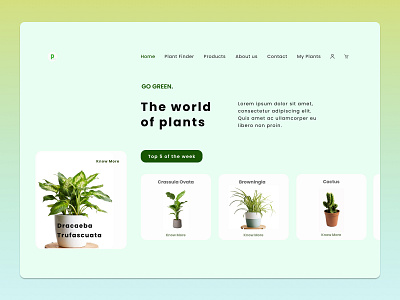 Plants.com demo adobephotoshop adobexd figma uiux webdesign webuiux