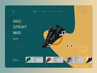 Nike Landing page. adobexd appuiux buttons design figma icons illustration landingpage logo webdesign