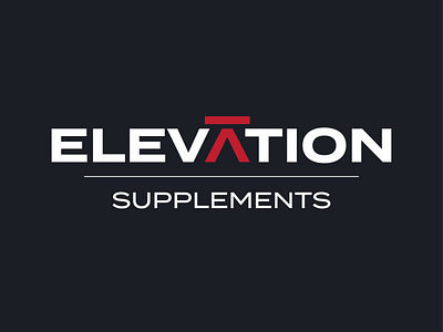 Elevation Supplements branding design graphic design health illustration logo supplement typography vector wellness