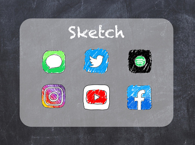 Sketch App Logo Redesign aesthetic app design doodle icon illustration logo redesign sketch ux
