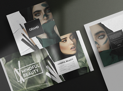 Cosmetics Catalogue branding branding design catalogue design logo typography