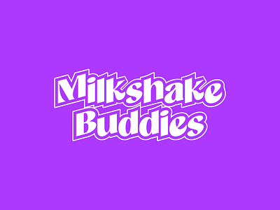 Milkshake Buddies logo branding graphic design logo