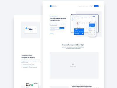 Expensa Landing Page