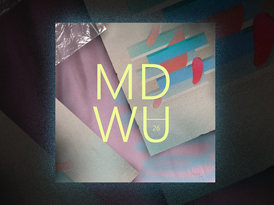 "MDWU SHOW" MUSIC COVER abstract art art artist contemporary cover cover design design illustration music album music cover vector