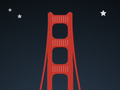 Sf golden gate bridge dribbble
