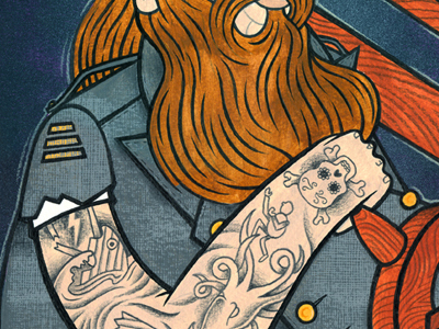 Captain captain illustration tattoo