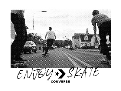 Enjoy Skate - Converse Tshirt