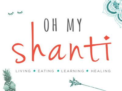 Oh My Shanti branding logo