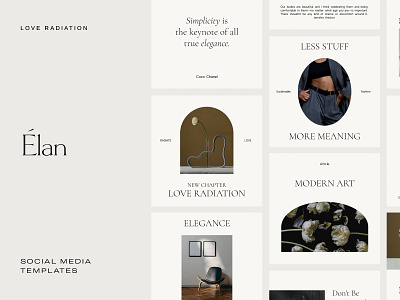 Élan Social Media Instagram Templates