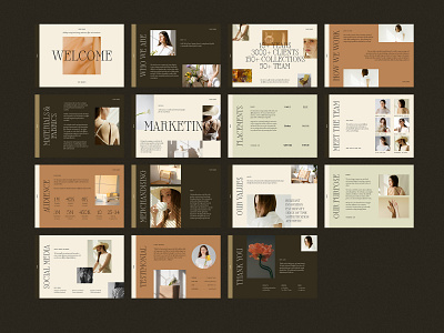 Grace Media Kit | Press Kit | Canva Templates, Photoshop blogger kit brand deck brand design branding design graphic design illustration instagram instagram design instagram feed instagram posts instagram stories instagram templates media kit presentation press kit welcome kit