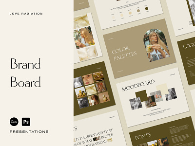 Brand Board Presentation Templates. Brand Identity Guide