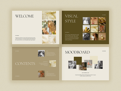 Brand Board Presentation Templates. Brand Identity Guide