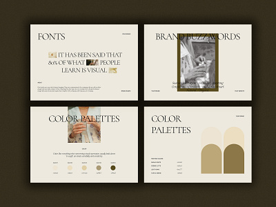 Brand Board Presentation Templates. Brand Identity Guide