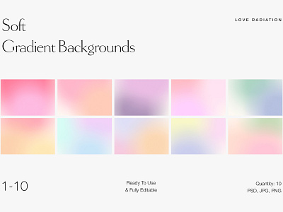 Soft Colorful Grainy Gradient Backgrounds blur colorful gradient colourful pattern design gradient gradient background gradient texture gradient wallpaper graphic design illustration instagram instagram design instagram feed instagram posts instagram stories instagram templates minimal gradient pattern soft gradient