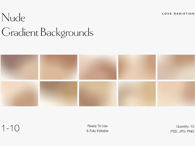 Nude Grainy Gradient Backgrounds abstract background background pattern background texture colourful gradient gradient background gradient overlays gradient shapes gradient texture graphic design instagram instagram design instagram feed instagram posts instagram stories instagram templates nude color nude tones texture