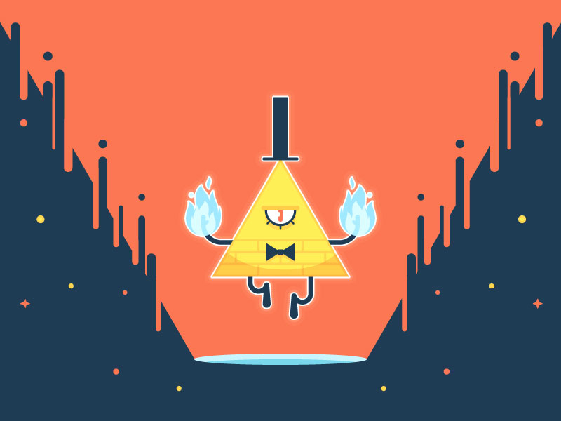 Gravity Falls  Bill Cypher by Jetpacks and Rollerskates on Dribbble