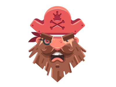 Pirate Business 2d illustration fireart studio