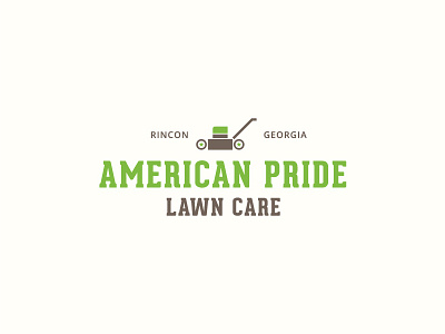 Unused Logo branding illustration lawn care logo mow mower vector