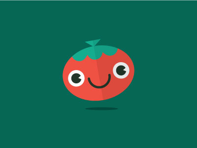 Lil' Tomato brand character cute food fruit identity illustration sticker tomato vegetable veggie