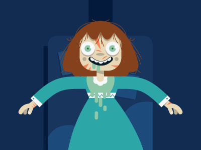 WIP - Exorcist Illustration character character design exorcist fan art halloween horror horror movie illustration
