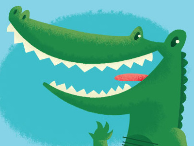 See Ya Later Alligator alligator animal character design green illustration reptile
