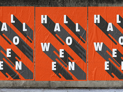 Today is Halloween art composition concept design halloween poster print typography