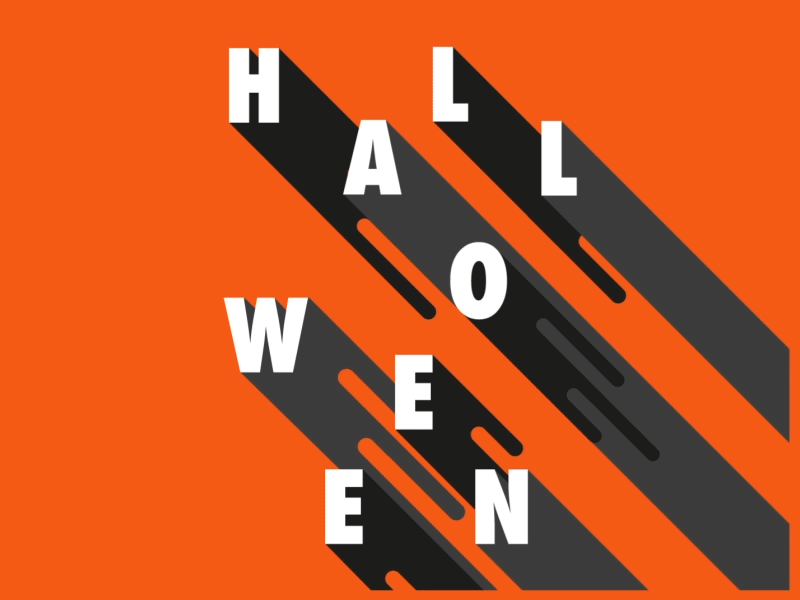 Today is Halloween Animation art composition design halloween motion motiongraphics poster print typography