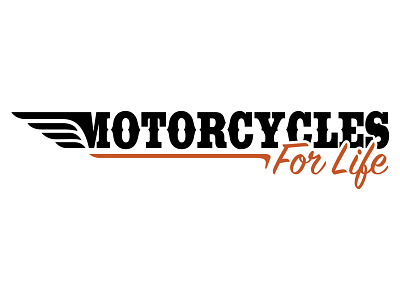 Motorcycles For Life - Logo Design branding identity logo logo design