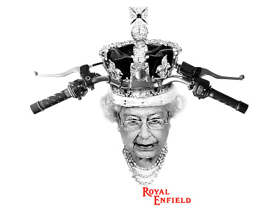 Royal Enfield - Shirt Design apparel motorcycles royal enfield shirt design the queen