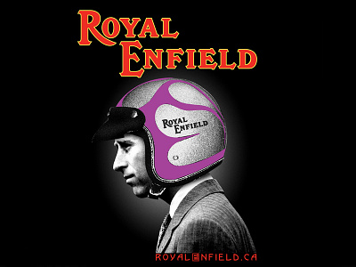 Royal Enfield - Charles Shirt Design apparel motorcycles prince charles royal enfield shirt design