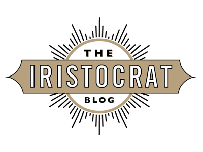 The Iristocrat logo for Iristocracy iristocracy logo design plant propaganda