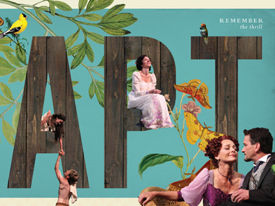 APT 2015 Book of Summer Spread american players theatre apt collage print