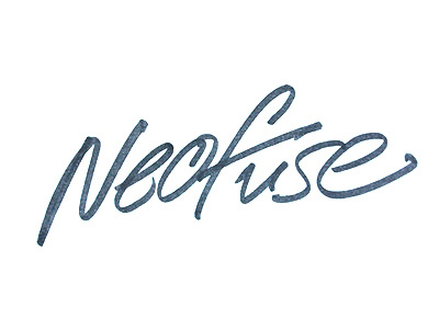 Neofuse calligraphy lettering letters logo script sketch