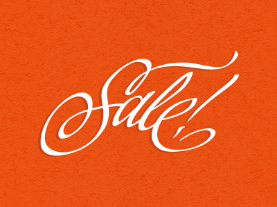 Sale! calligraphy handwriting lettering script