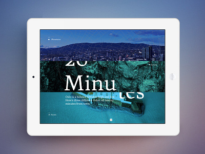 Katachi Magazine for iPad - 20 Minutes awards design ios ipad magazine ui user interface designer