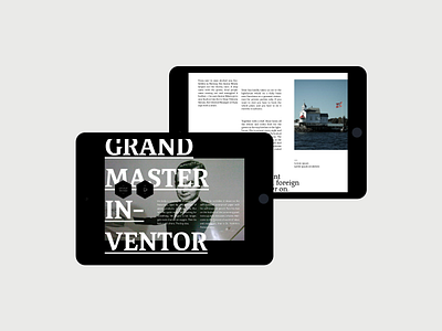 Katachi Magazine - iPad art direction editorial ipad magazine typography ui ux