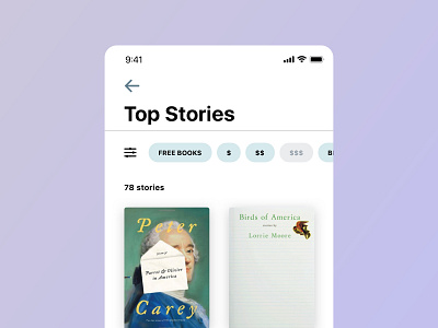 Top Stories Screen