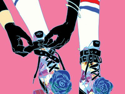 times_that_never_skateees drawing illustration longiy roller skates timesthatnever