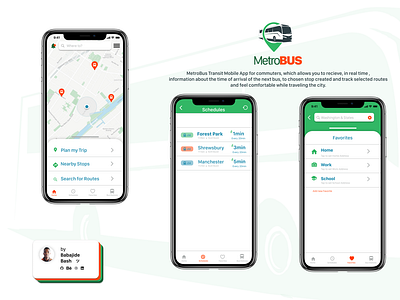 Metro Bus Transit App app figma map mobile transit map ui uidesign ux ux design