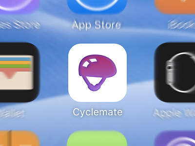 App Icon app icon cycling dailyui helmet ios sketch