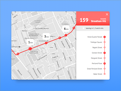 Location Tracker bus city dailyui location tracker london mapper sketch