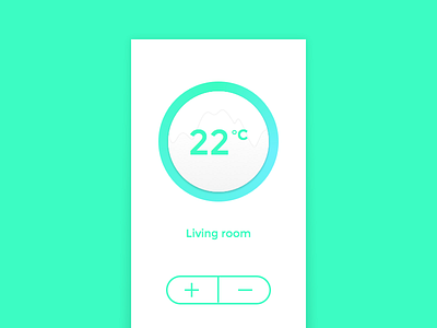 Home Monitoring dailyui home monitoring sketch thermostat