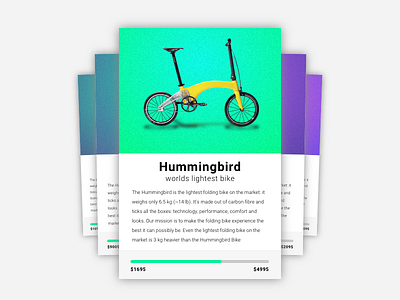 Crowdfunding Campaign bike cards crowdfunding like swipe