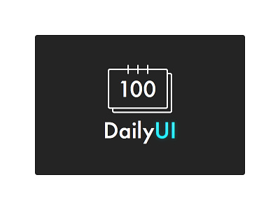 DailyUI logo calendar dailyui icon logo sketch