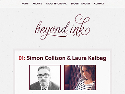 Beyond Ink: It's Beginning beyond ink podcasts web design