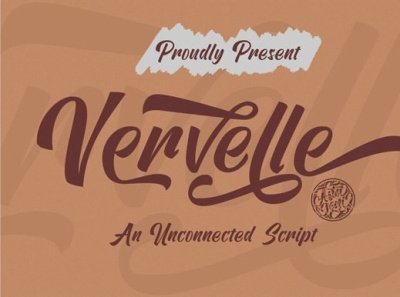 Vervelle Script - Free Font With Commercial License app commercial use font free freebies handwritten font script typography ui ux web